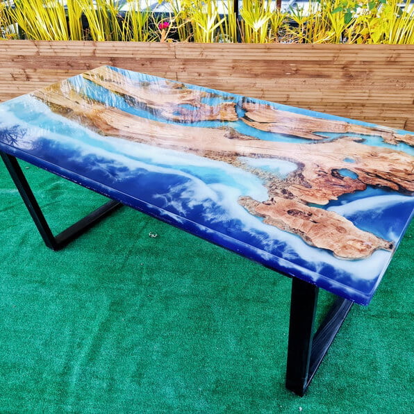 Ocean Table| Epoxy Table | Almas Turkey